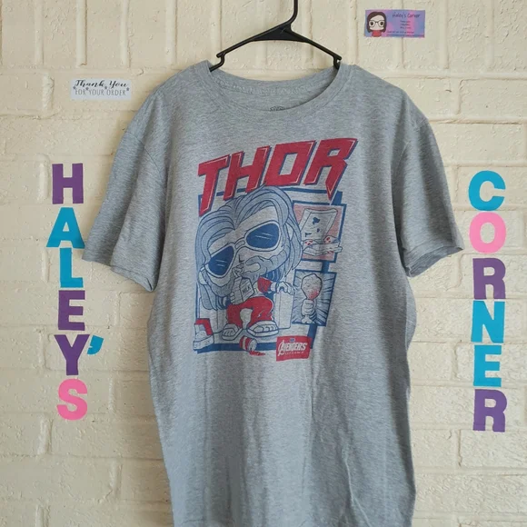 Funko Shirts Funko Pop Fat Thor Size L Tshirt Marvel Avengers